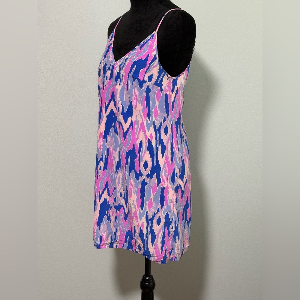 LILLY PULITZER Lela Silk Slip Dress in Amethyst One Too Many - Small - Picture 5 of 8